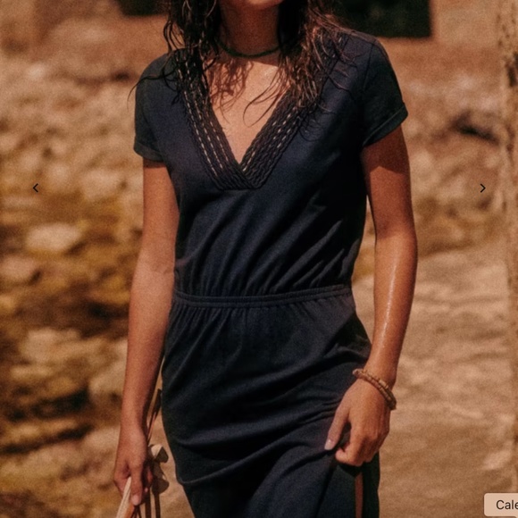 Sezane Dresses & Skirts - SEZANE Monica Dress Marine. - Size S